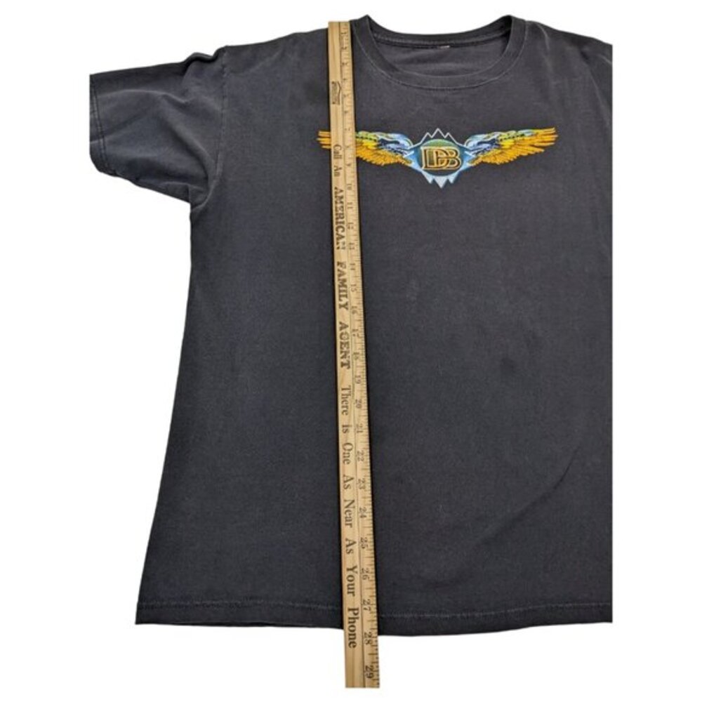 Doobie Brothers Shirt 2011 American Tour Black Men’s L/XL Hawk Wings Guitar Logo - Picture 8 of 9